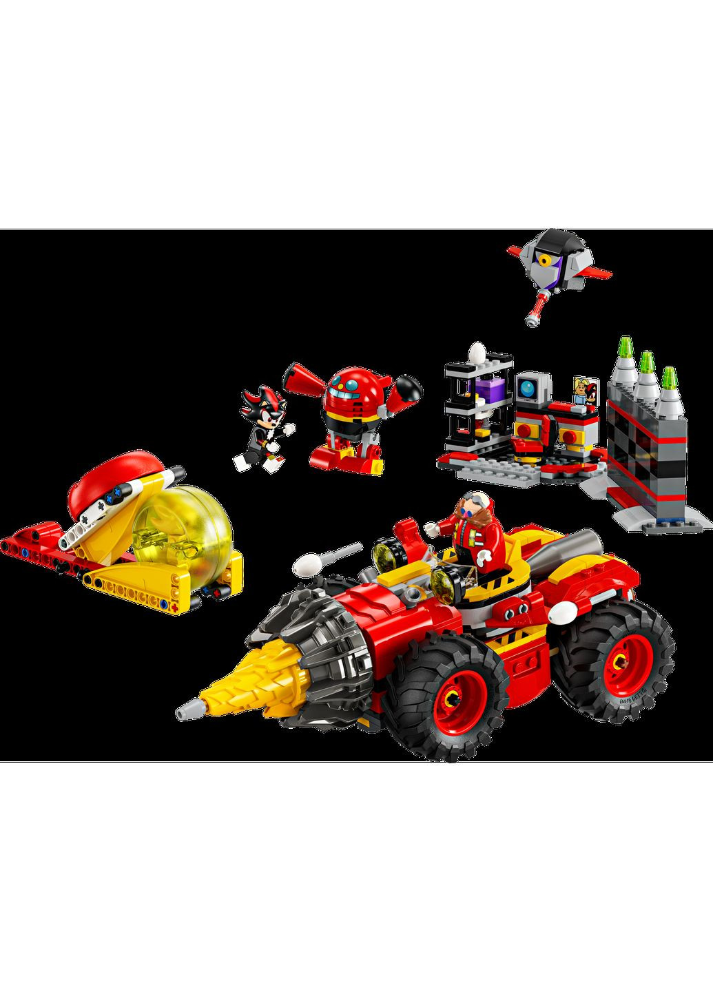 Конструктор Sonic The Hedgehog Супер Сонік проти Яйця-бурильника, 590 деталей () Lego 76999 (328397957)