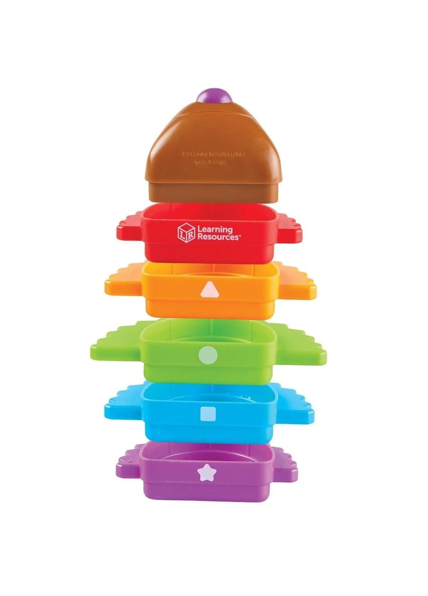 Радужный ежик Спайк (Rainbow Stackers Spike) радужный еж Learning Resources (338426017)