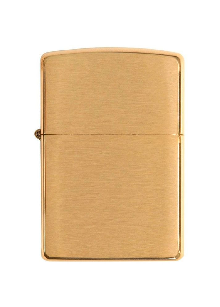 Комплект Зажигалка 168 CLASSIC armor brushed brass + Подарочная упаковка + Бензин + Кремни Zippo (322340188)