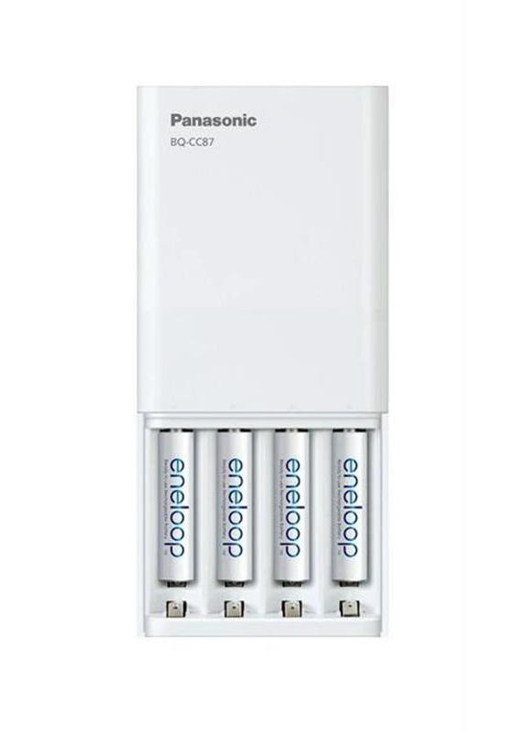 Зарядний пристрій USB in/out з функцією Power Bank+4AA 2000 mAh Panasonic (334116905)