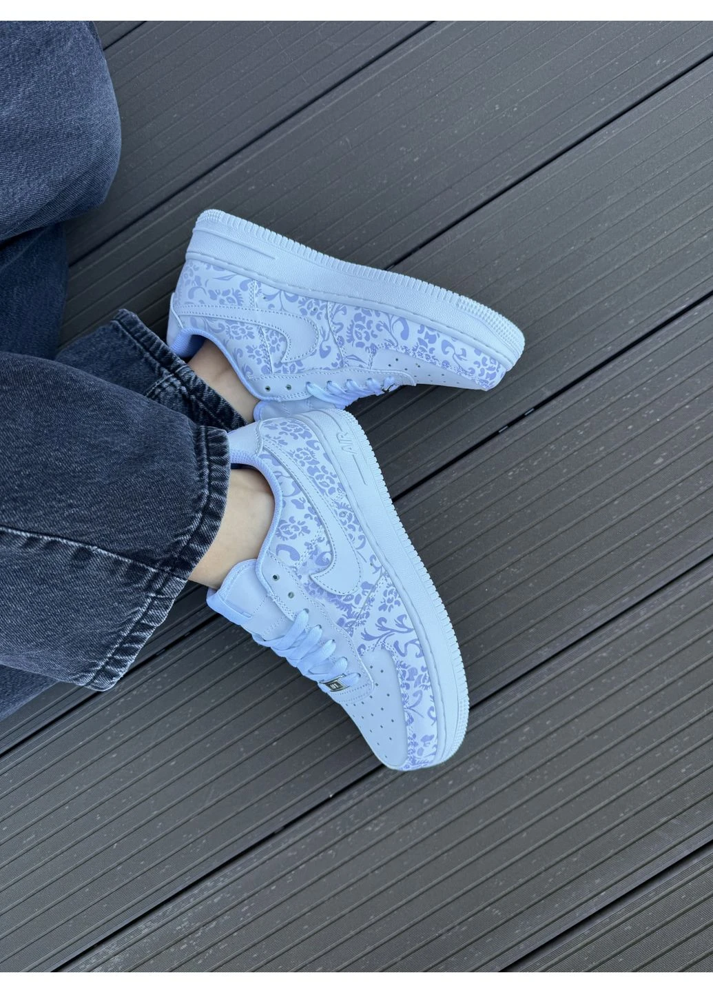 Цветные летние кроссовки nike air force custom найк аир форс No Brand