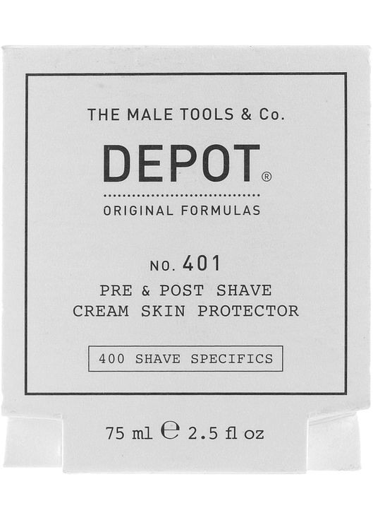 Захисний крем після гоління Shave Specifics 401 Pre & Post Cream Skin Protector 75ml (446211-37905) Depot (368625423)