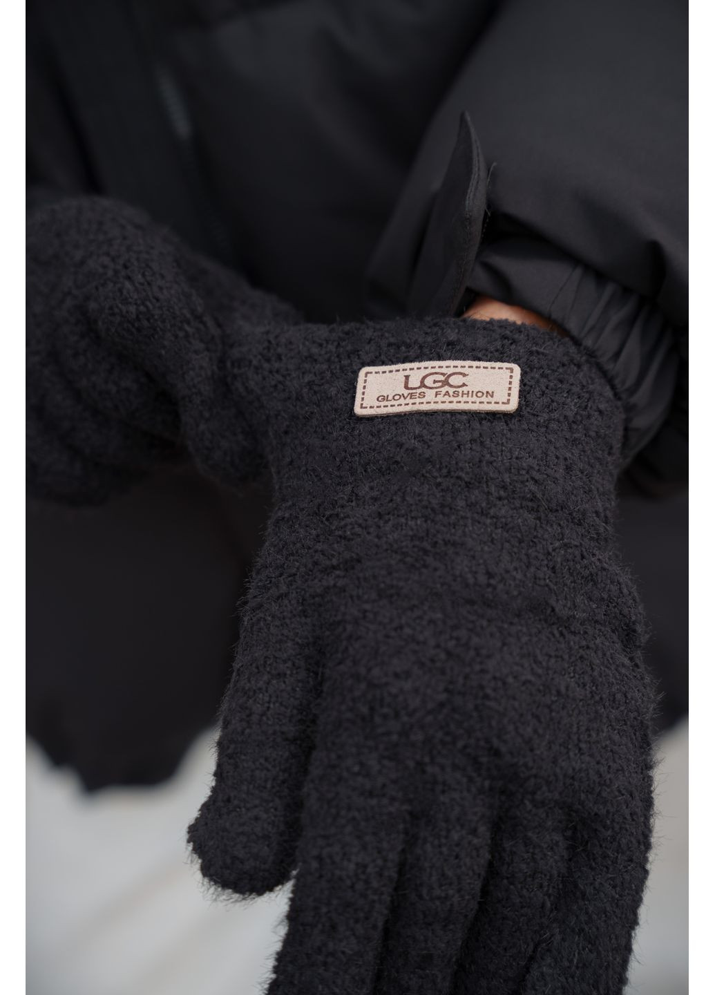 Жіночі теплі зимові міхові перчатки рукавиці 7-51А Lary Without (364670536)