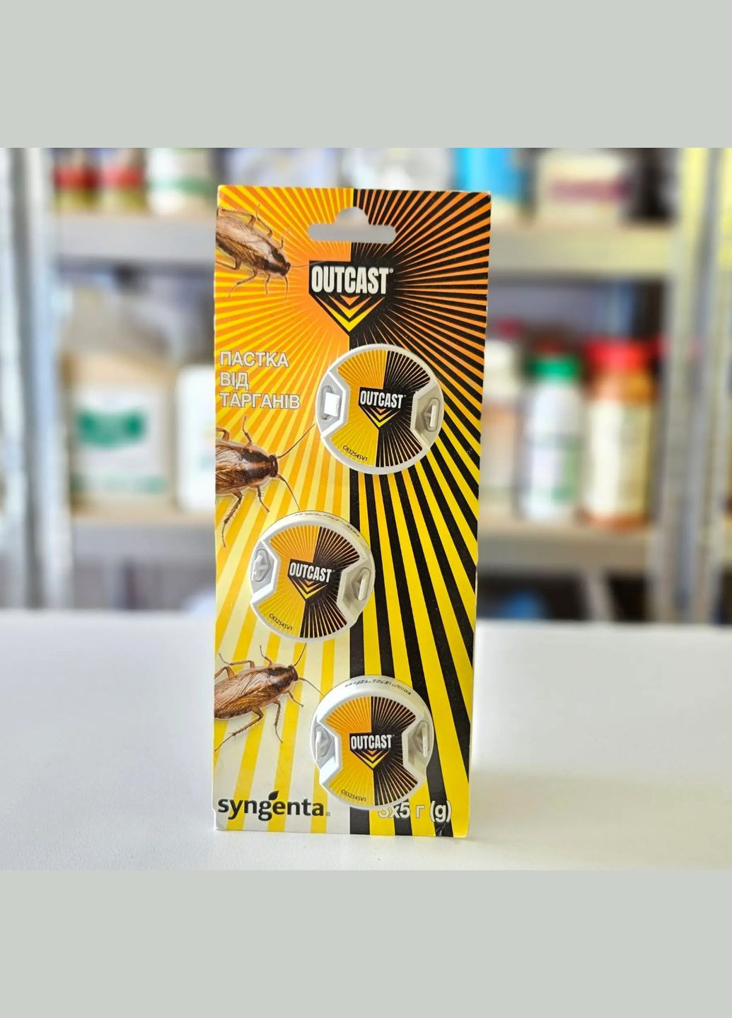 Гель и ловушка от тараканов Advion Cockroach Gel 30г 1 шт и OUTCAST 3 шт 5г Syngenta (362712225)