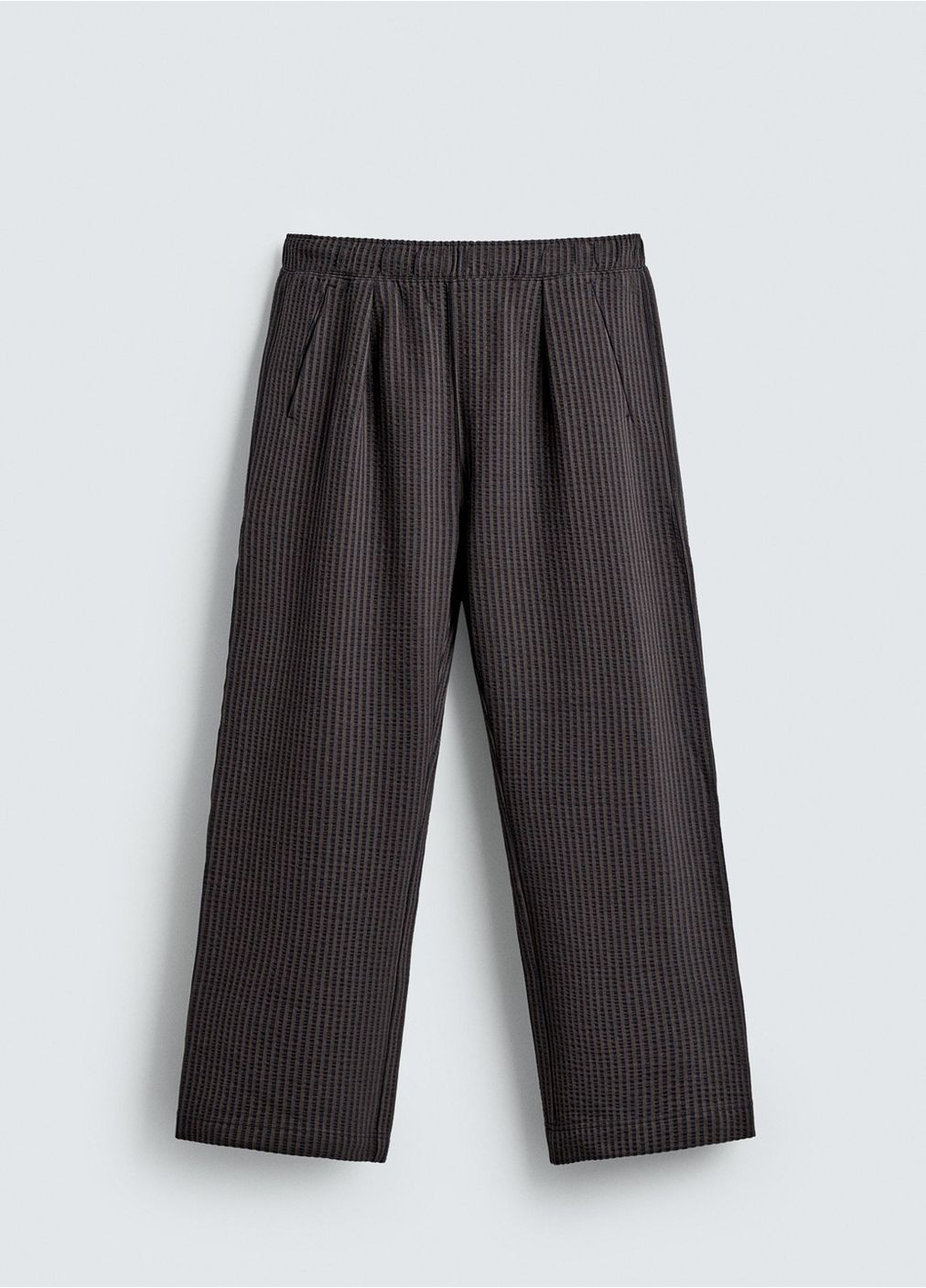 Комбинированные повседневный демисезонные брюки Zara