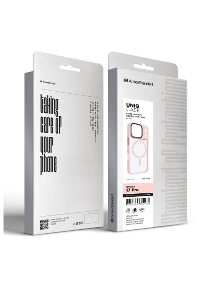 Чохол до мобільного телефона (ARM86268) ArmorStandart Uniq MagCase Apple iPhone 17 Pro Pink (366258787)