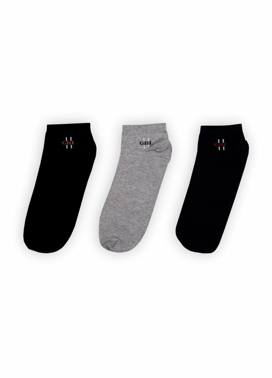 Комбіновані шкарпетки чоловічі демісезонні укорочені nsm-90716 (6 пар) GBI однотонні (308862438)