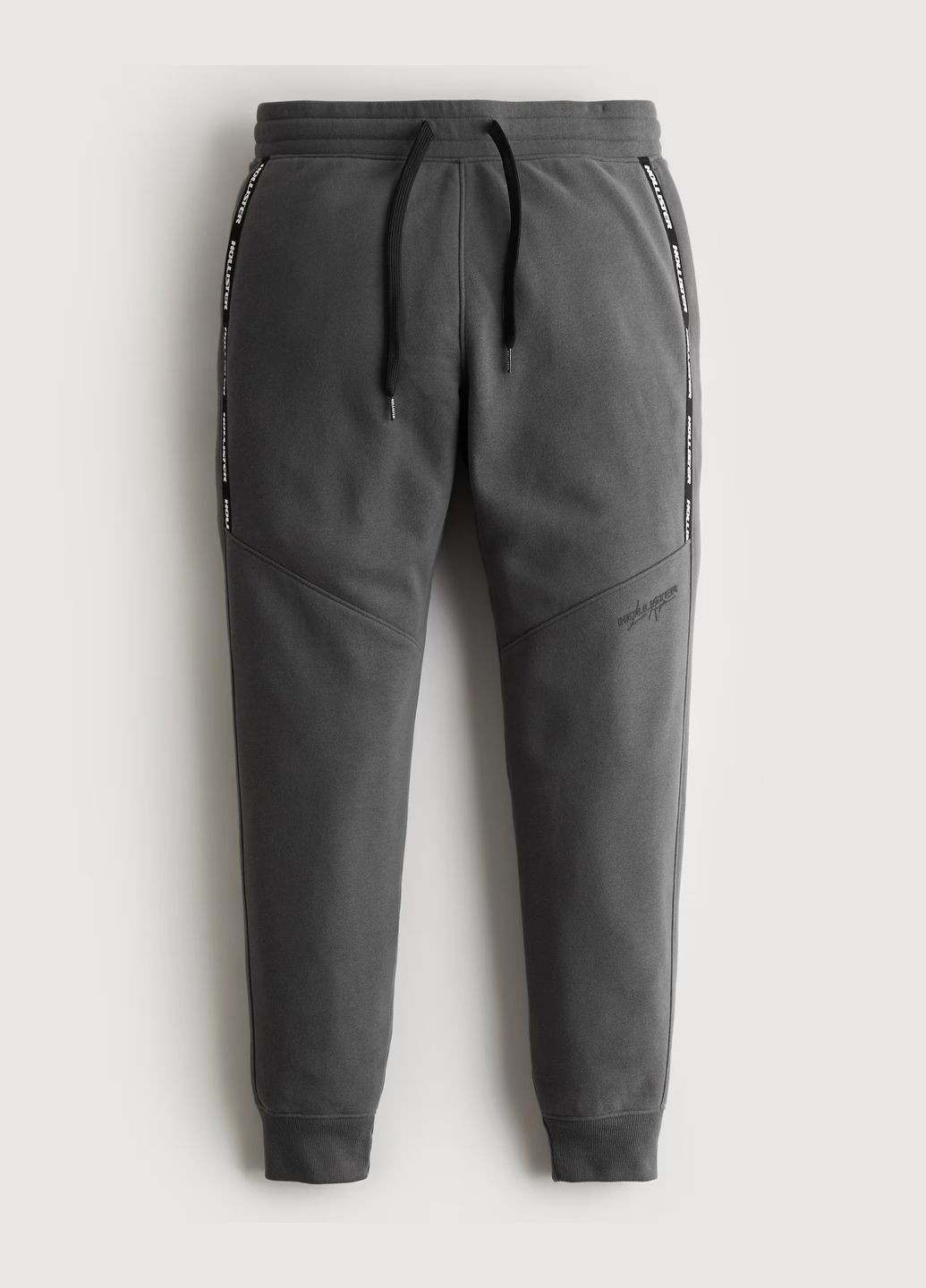 Темно-серые демисезонные брюки Hollister