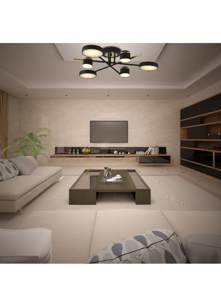 Світлодіодна люстра AL6122ARD STORIA 56Вт золото Ardero (361066827)