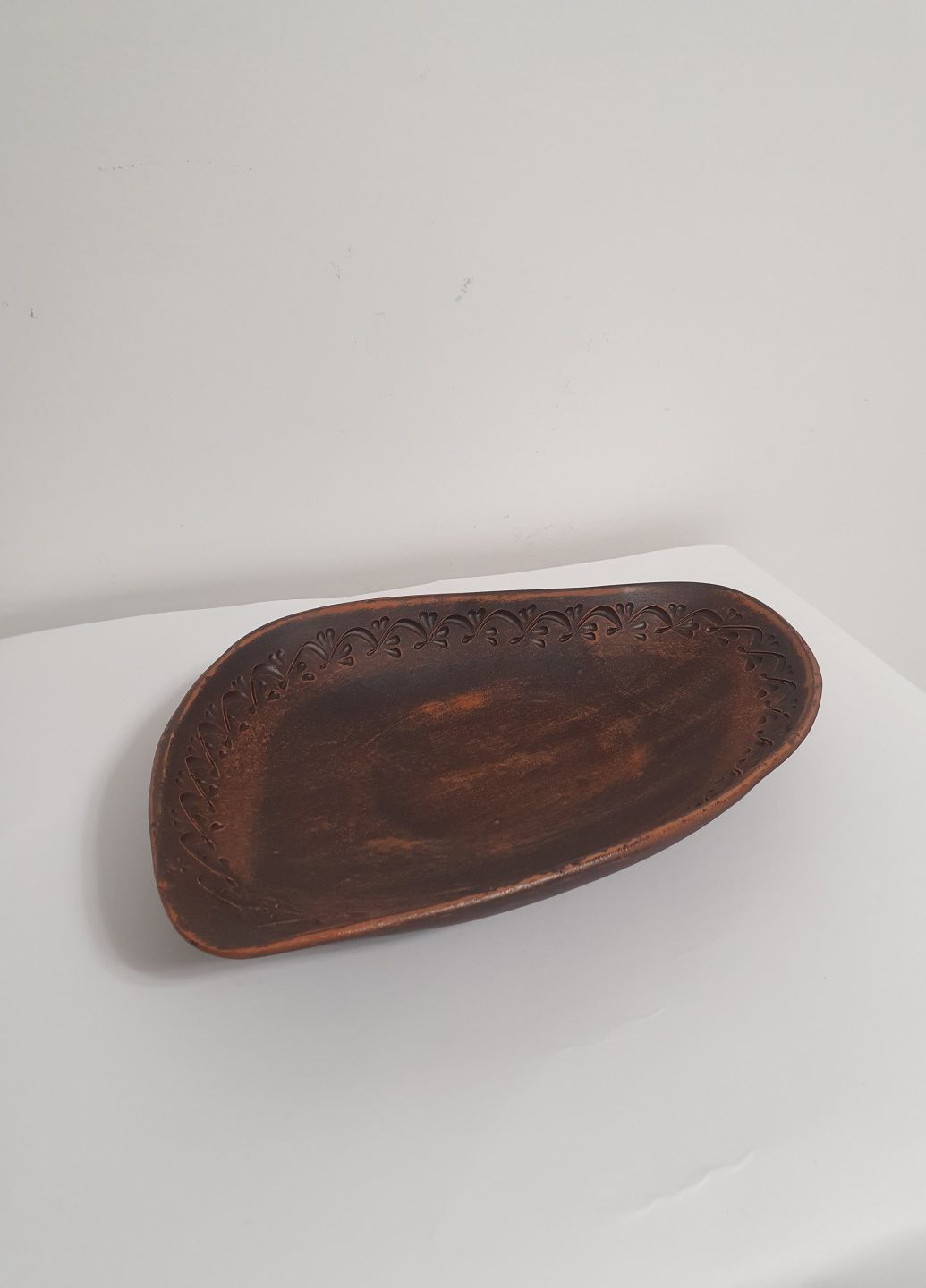 Блюдо овальное из красной глины No Brand (330028284)