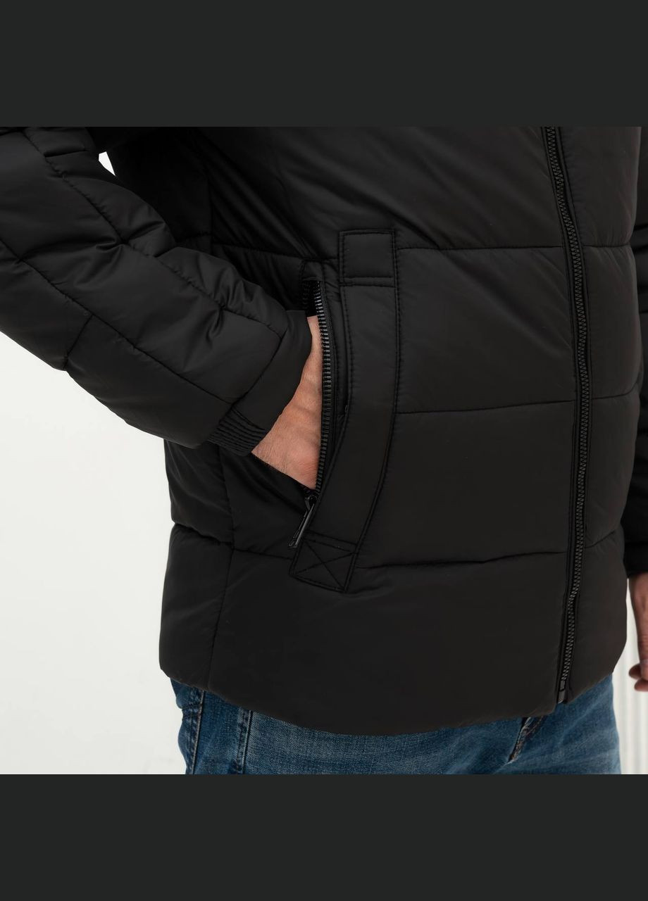 Черная зимняя мужская зимняя куртка большого размера SK