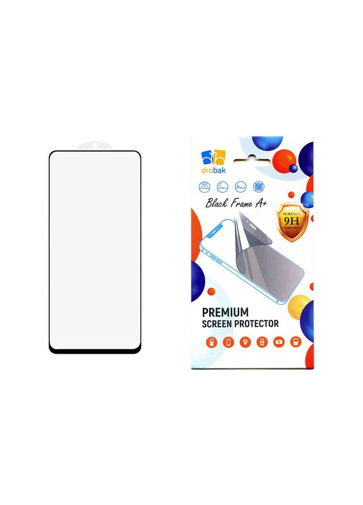 Стекло защитное Xiaomi Redmi Note 13 5G Black Frame A+ (m371651) Drobak Xiaomi Redmi Note 13 5G Black Frame A+ (367062885)