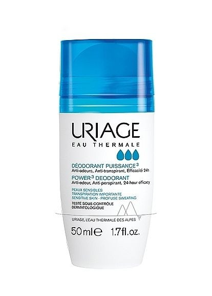 Шариковый дезодорант тройного действия Power 3 Deodorant 50ml (256579-31623809) Uriage (368627136)