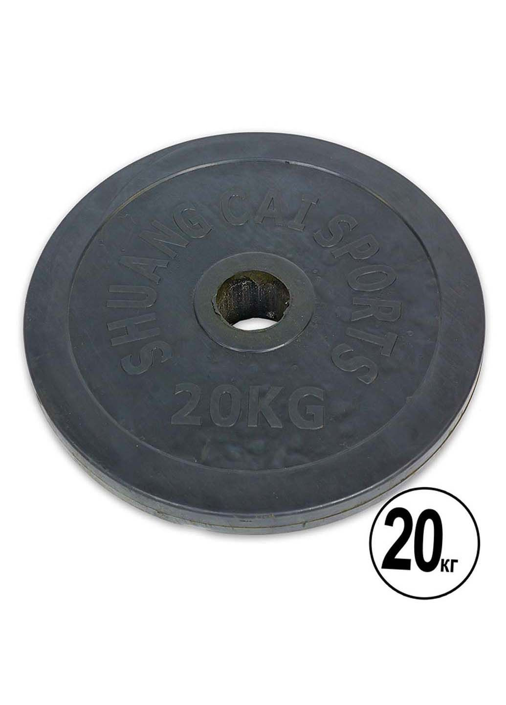 Блины диски обрезиненные Shuang Cai Sports TA-1449 20 кг FDSO (286043701)