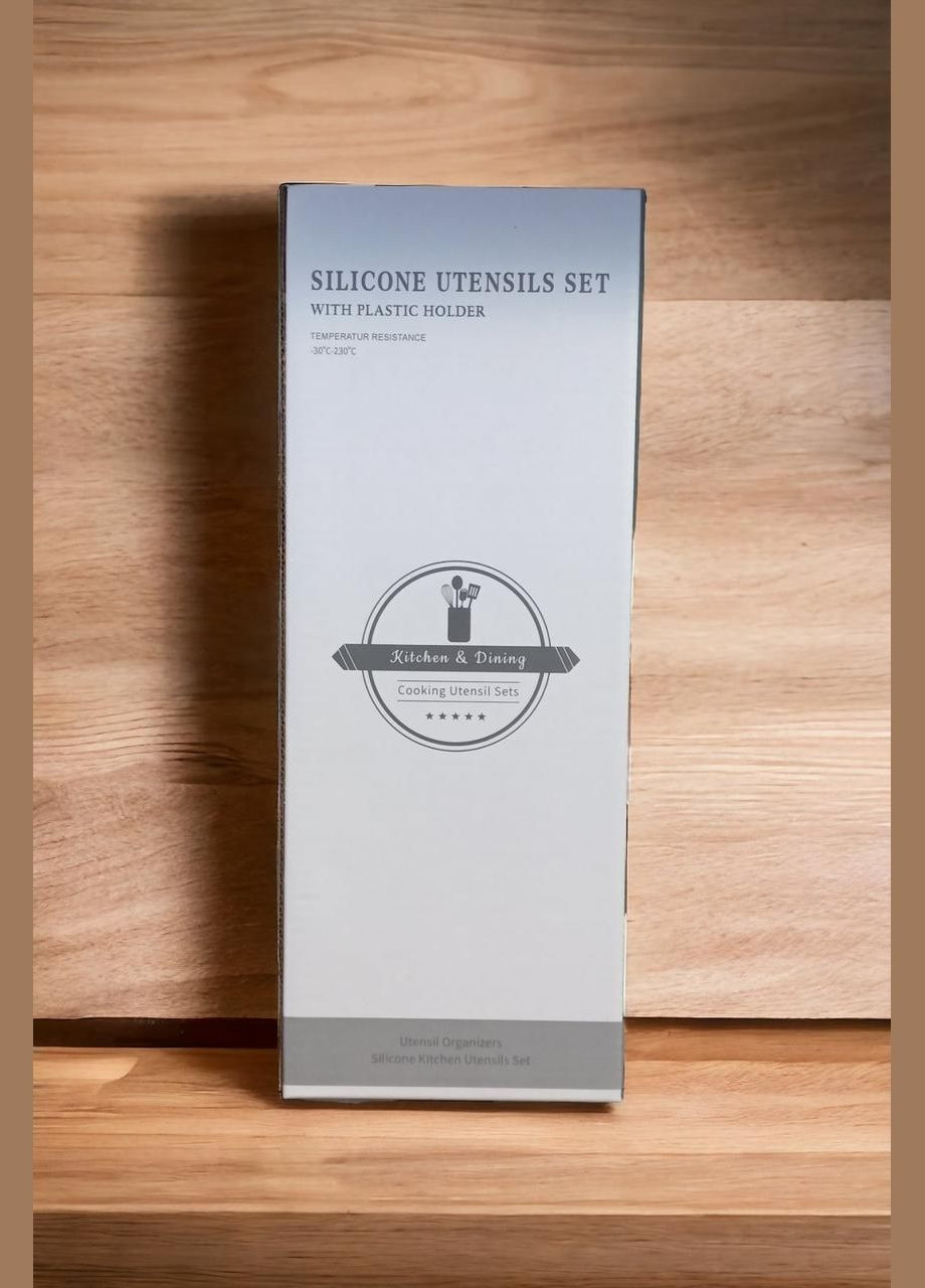 Силіконовий кухонний набір Kitchen Dining P-0777 12 предметів No Brand (300001407)