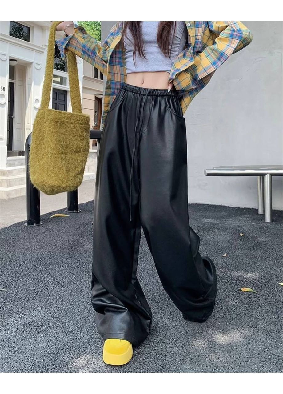 Штани з екошкіри 2 в 1, утеплені флісом Nositi 1854-13 (369153123)