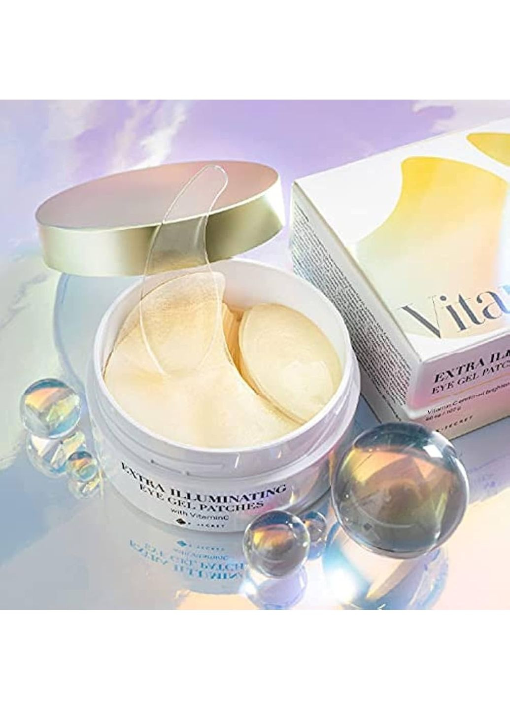 Патчі Extra Illuminating Eye Gel Patches проти темних кіл із вітаміном C 60 шт K-Secret (352539022)