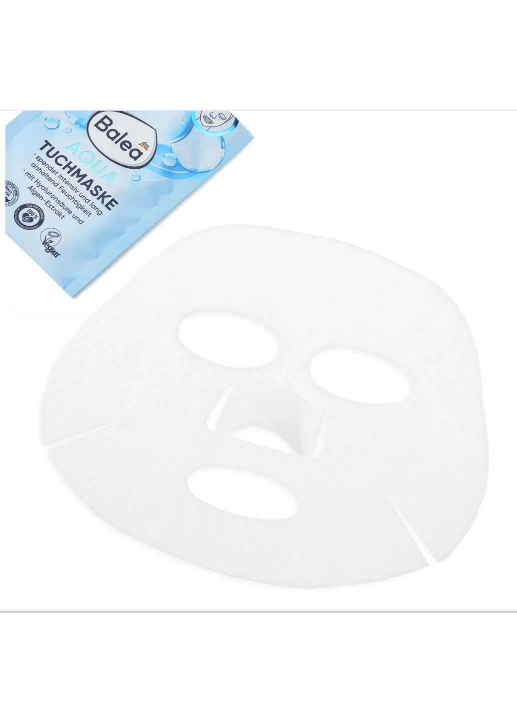 Тканинна маска з гіалуроновою кислотою Tuchmaske Aqua, 1 St Balea (366569763)