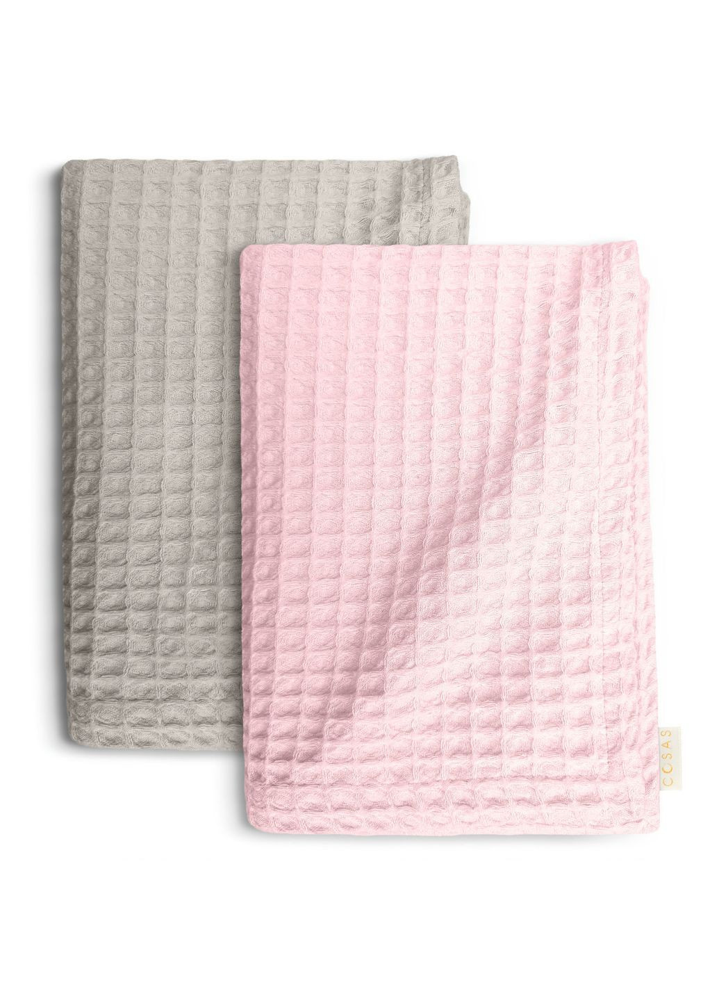Вафельные полотенца Summer Greek Waffle Песочно-розовый 2 шт Cosas комбинированный