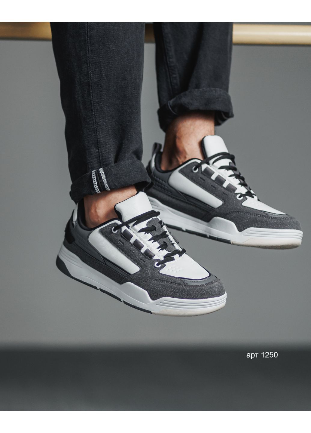 Серые демисезонные кроссовки-кеды мужские city pulse grey No Brand