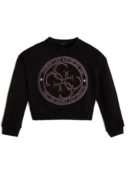 Guess свитшоты j0yq11 k8d80 jblk черный повседневный