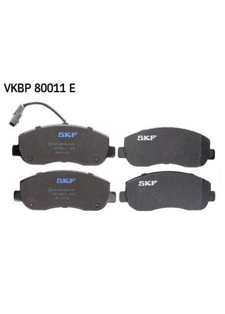 Колодки гальмівні дискові (комплект 4 шт) SKF (369318834)