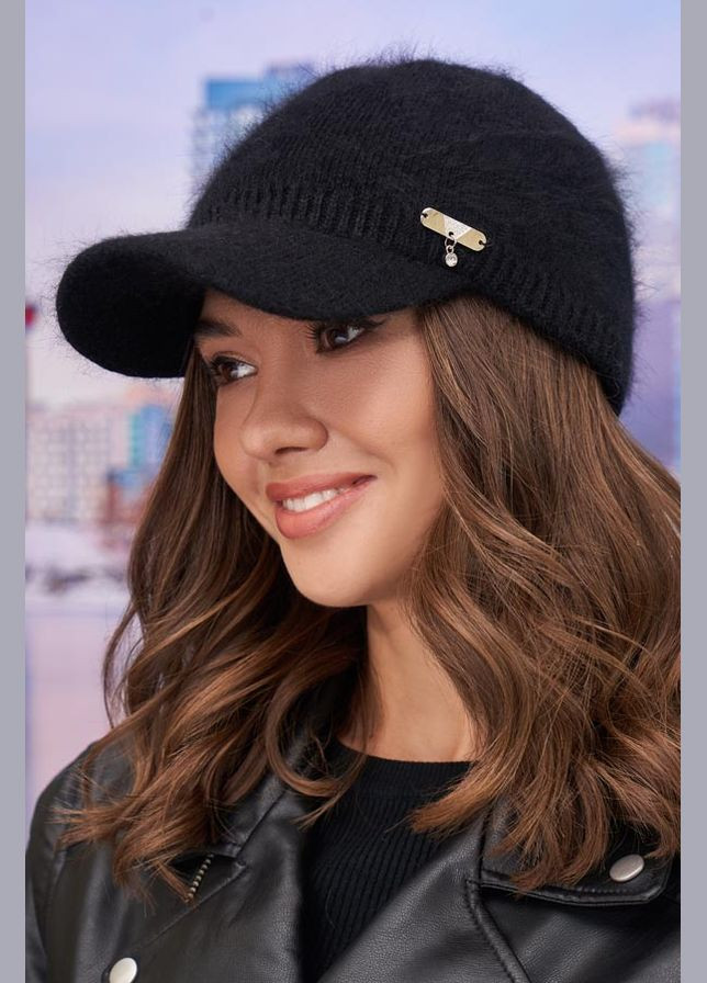 Тепла пухнаста бейсболка «Долорес» Braxton (322674262)