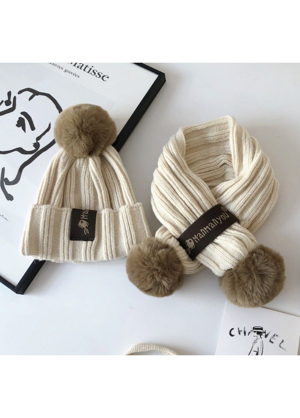 Детская шапка, шарф No Brand (366973472)