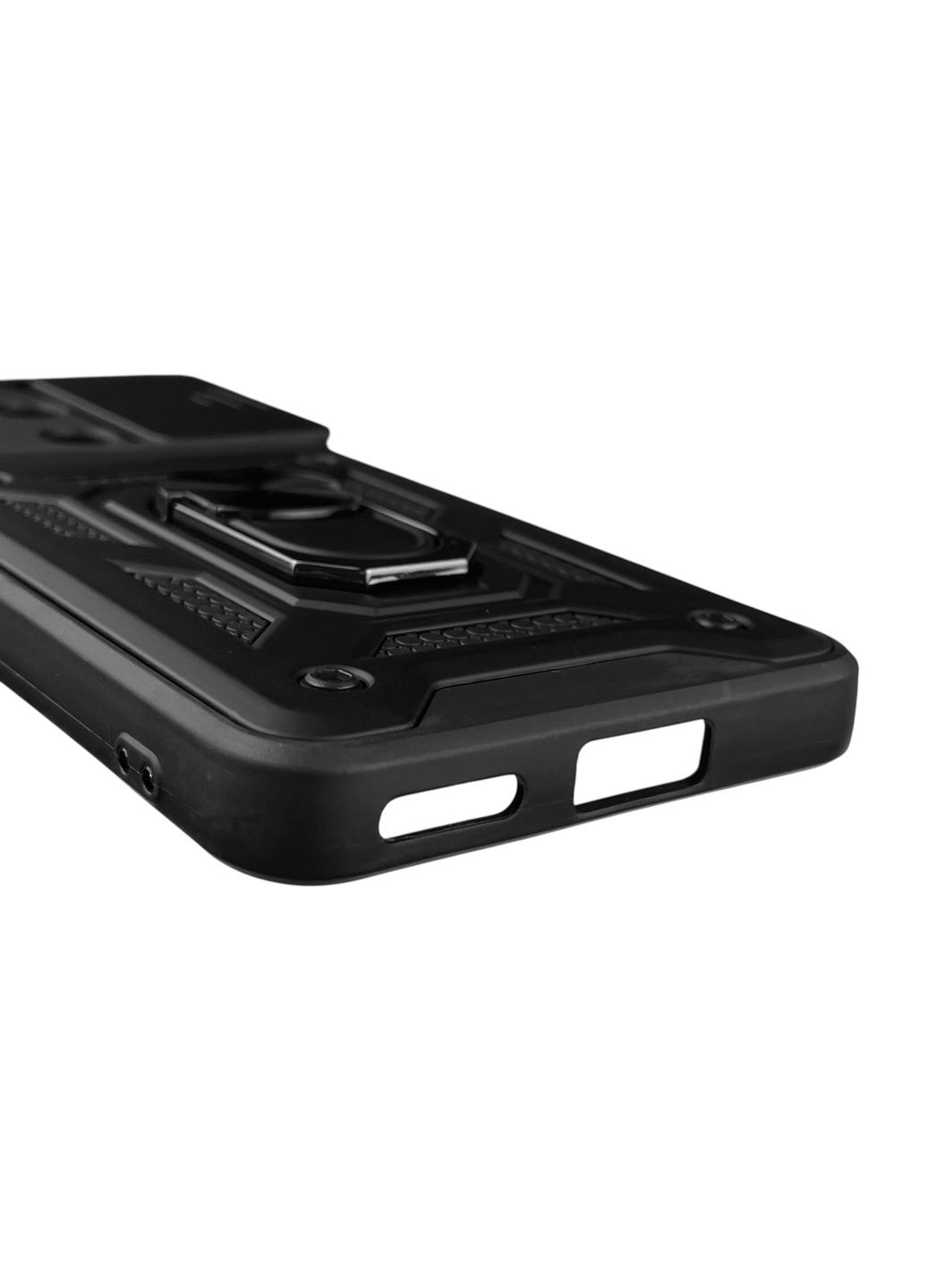 Чехол для 10T бронированный с кольцом со шторкой на ванплас 10т чёрный rg1 OnePlus (366228972)