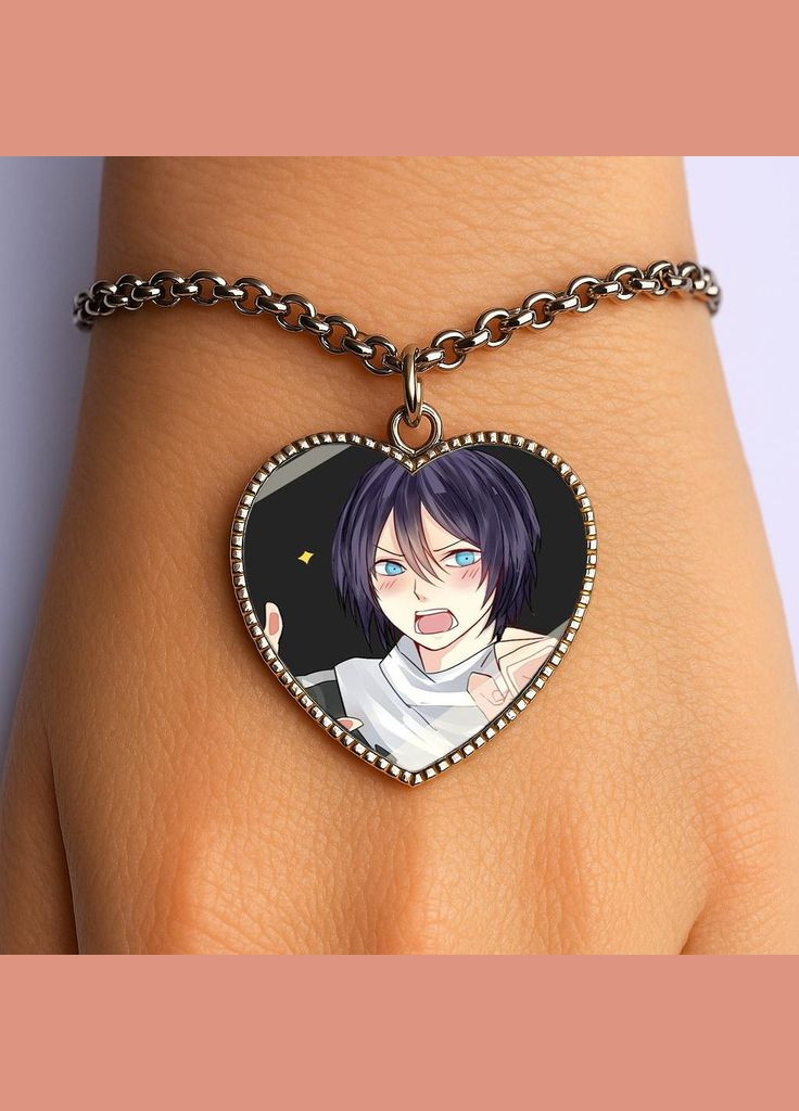 Браслет Аніме Безхатній Бог #002 (серце) No Brand (329331189)