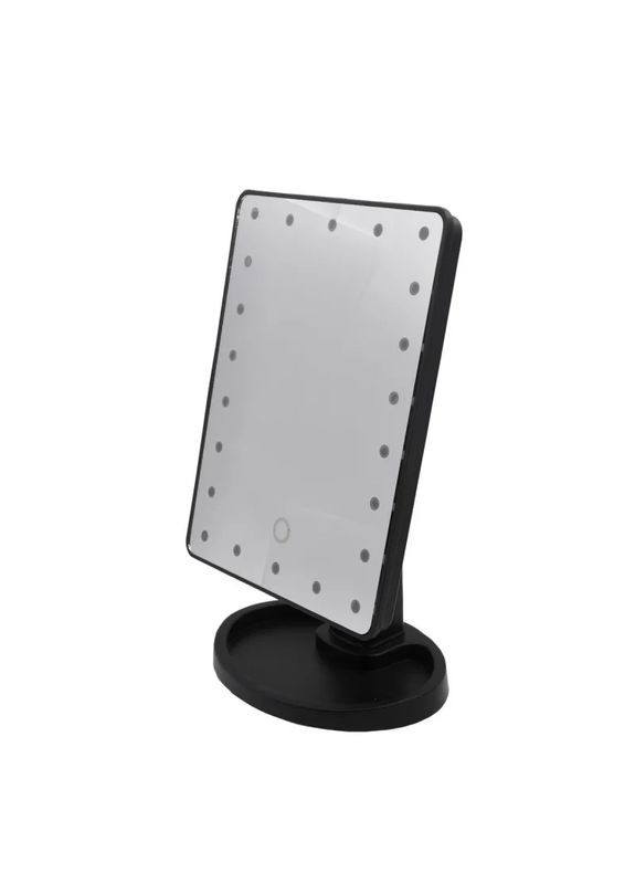 Косметическое зеркало Magic Makeup Mirror(на батарейках) с LED-подсветкой 22 диодами доступно в разных цветах Черный Po Fanu (365876996)
