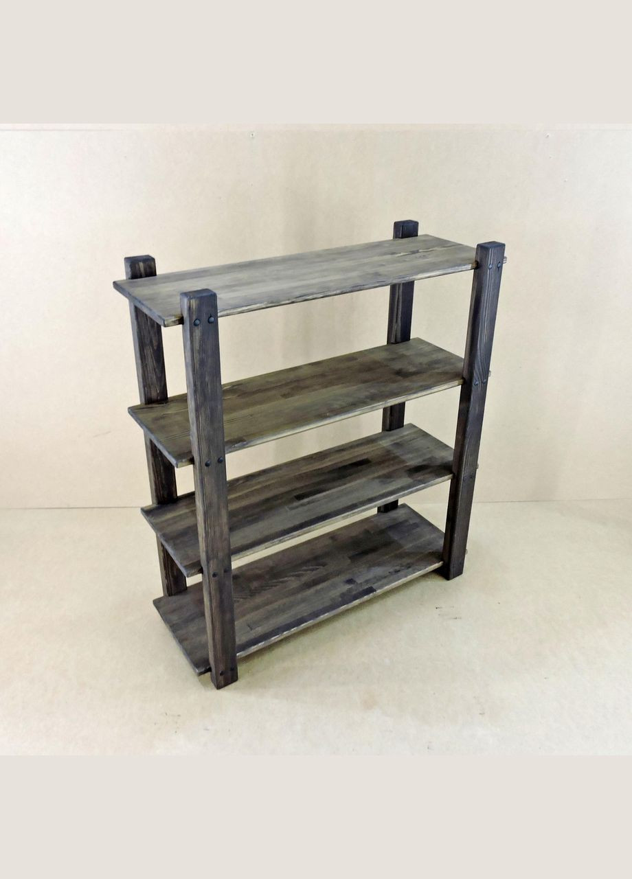 Этажерка разборная из дерева Ковентри 90х38х100 морион (МЕБ-0018411) No Brand (327868445)