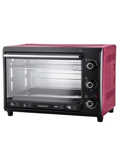 Електродуховка LEO-400, 2000W, 40 л, поворотні перемикачі, індикатор роботи, таймер, 3 режими нагрівання, термостат 250 град, Liberton (401418665)