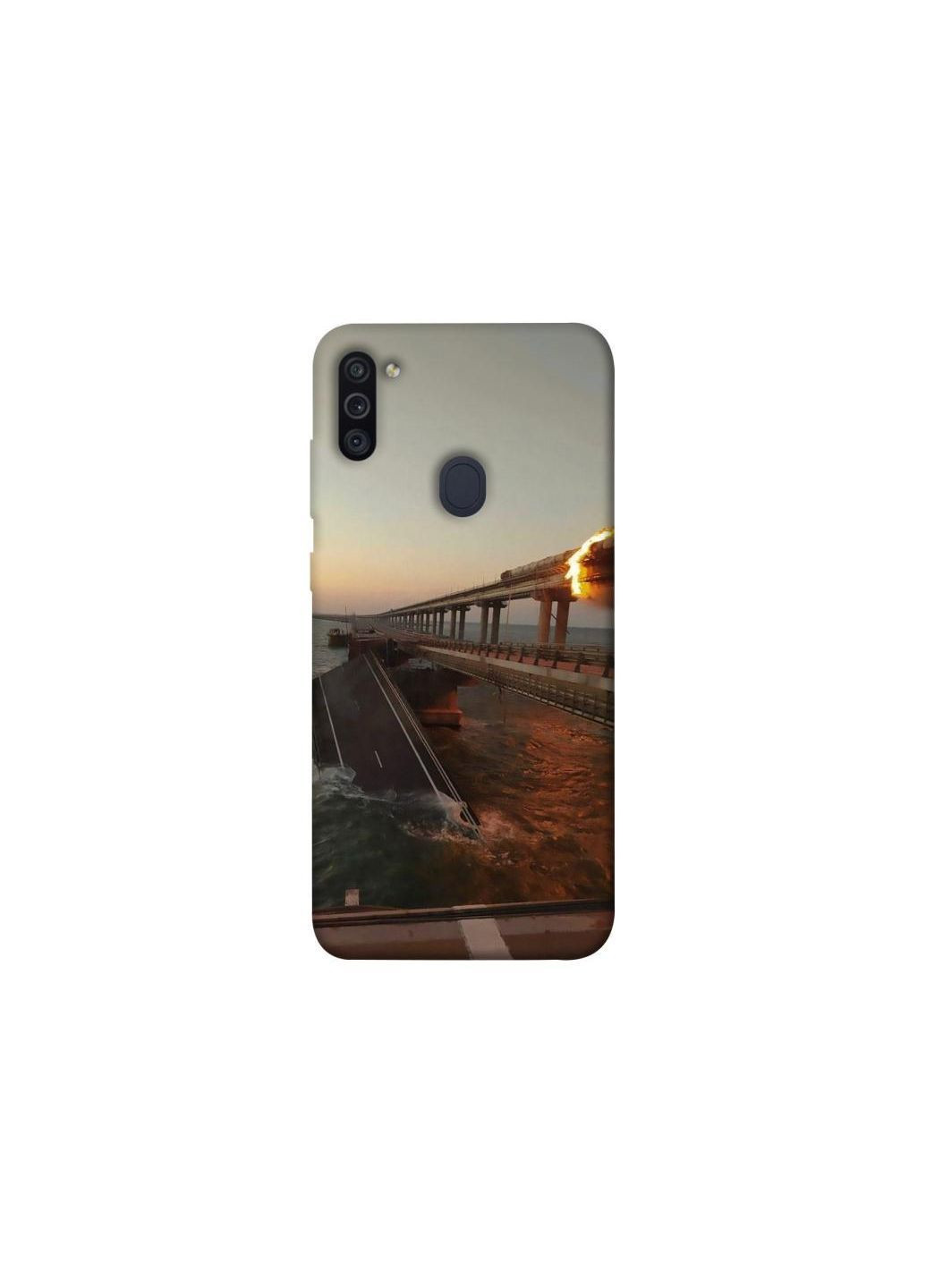 Чехол на Samsung Galaxy M11 Крымский мост устал Frontalka (365835672)