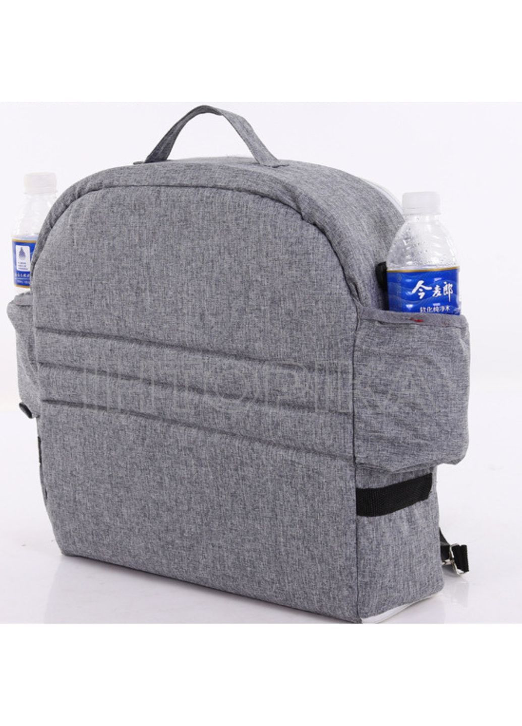 Сумка кроватка для детей портативная раскладная серая (сумка-пеленатор) No Brand (362191553)