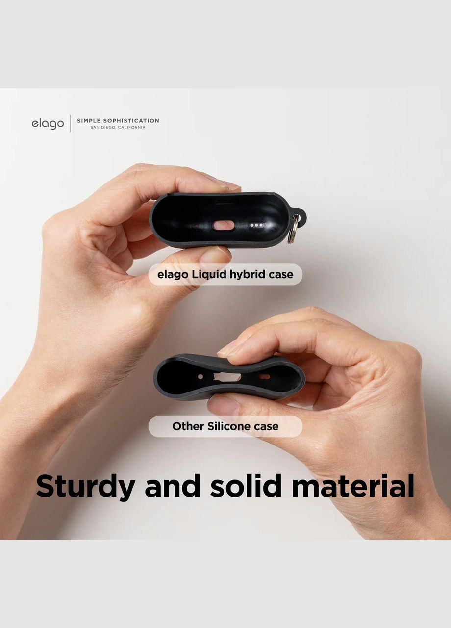 Чохол Liquid Hybrid Hang Case Pink для Airpods Pro 2nd Gen Elago (302652328)