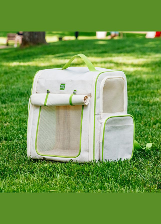 Рюкзак-переноска для кошек и мелких пород собак Relax Eco, 42*34*27 см, до 8 кг WAUDOG (322002059)