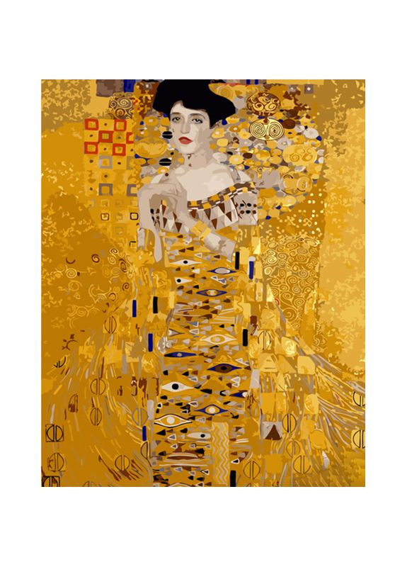 Картина за номерами Абстрактна дівчина см творчий набір для малювання репродукція живопису Strateg (369759946)