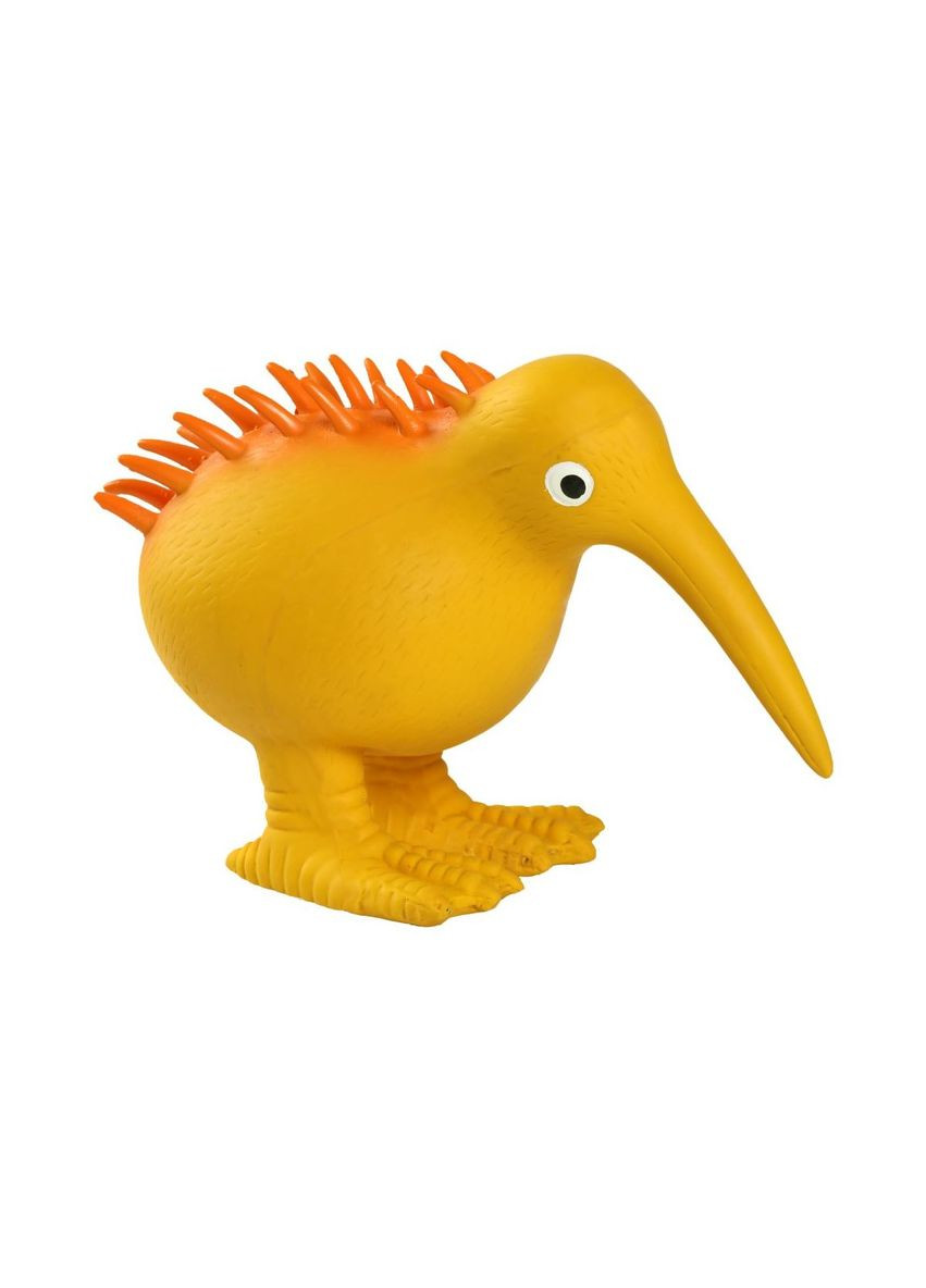 Іграшка для собак Птах ківі помаранчевий, 8,5 см, латекс Kiwi Walker (292260147)