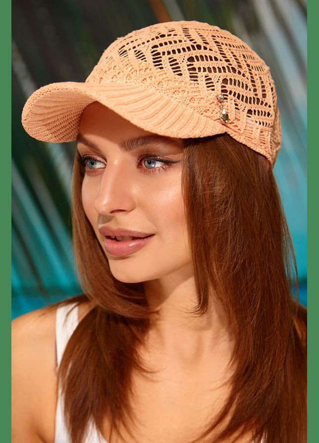 Ажурная вязаная женская бейсболка Braxton (296263527)