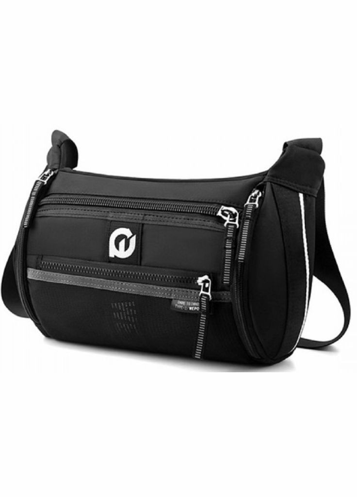 Сумка чоловіча з тканини чорна (SAT08-0233A) Confident (307402347)