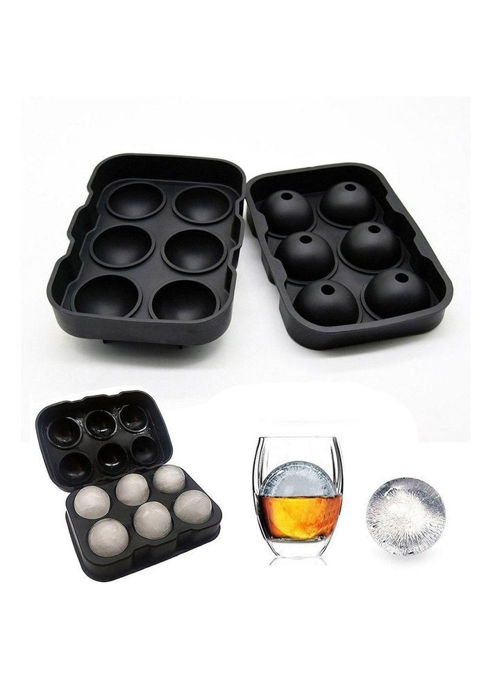Набор форм для льда 3в 1 силиконовый Шар ICof 4,6 и 8 ячеек Лоток для фигурного льда (R051354-355-356) No Brand (330778613)