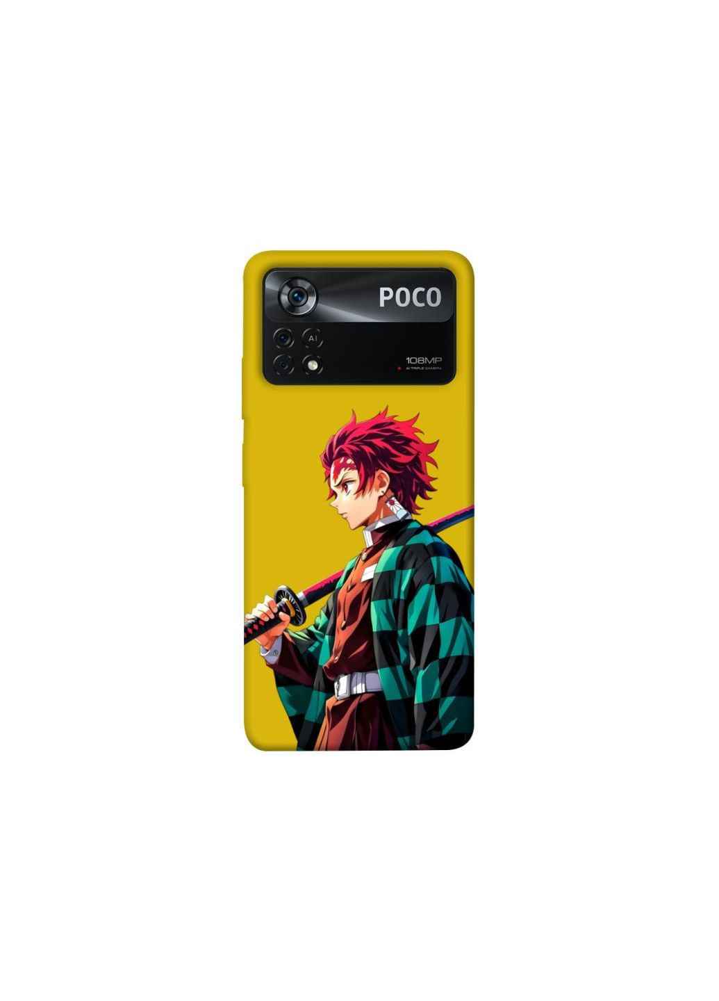 Чохол на Xiaomi Poco X4 Pro 5G Tanjiro Kamado v2 Frontalka (354652137)
