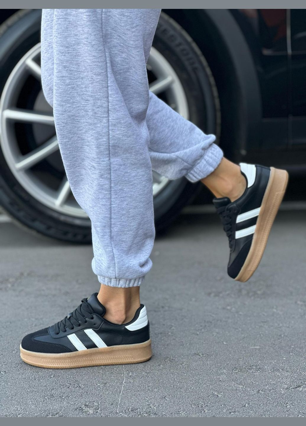 Черные кеды женские черные демисезонные на высокой подошве повседневные стильные кроссовки No Brand