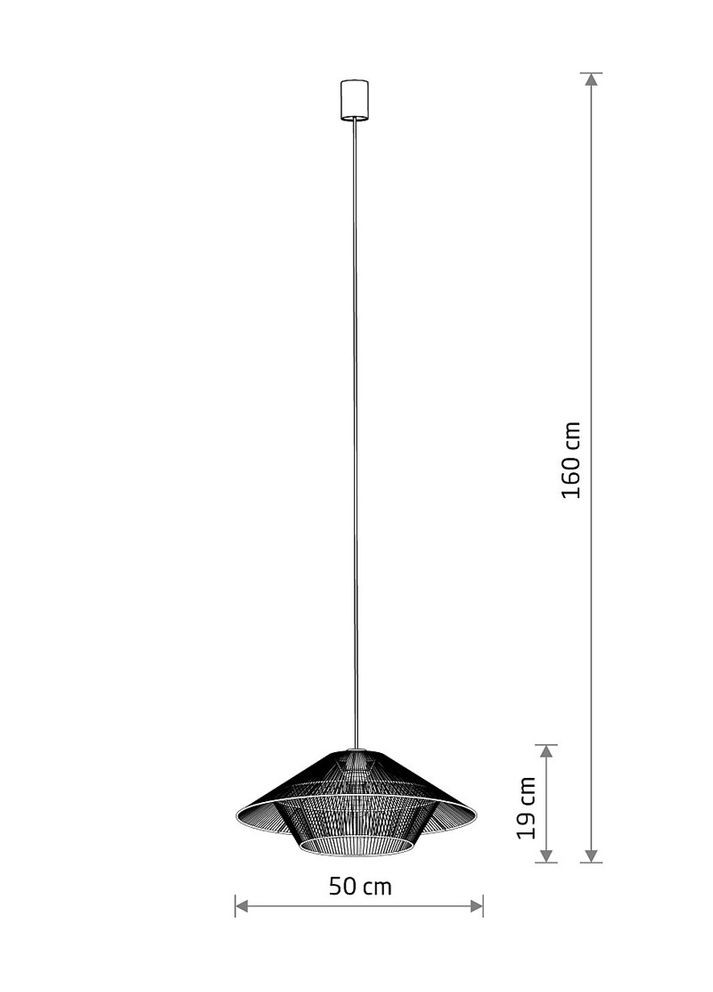 Подвесной светильник, люстра 11156 Japandi S E27 1x25W IP20 Бежевый (11156) Nowodvorski (318524468)