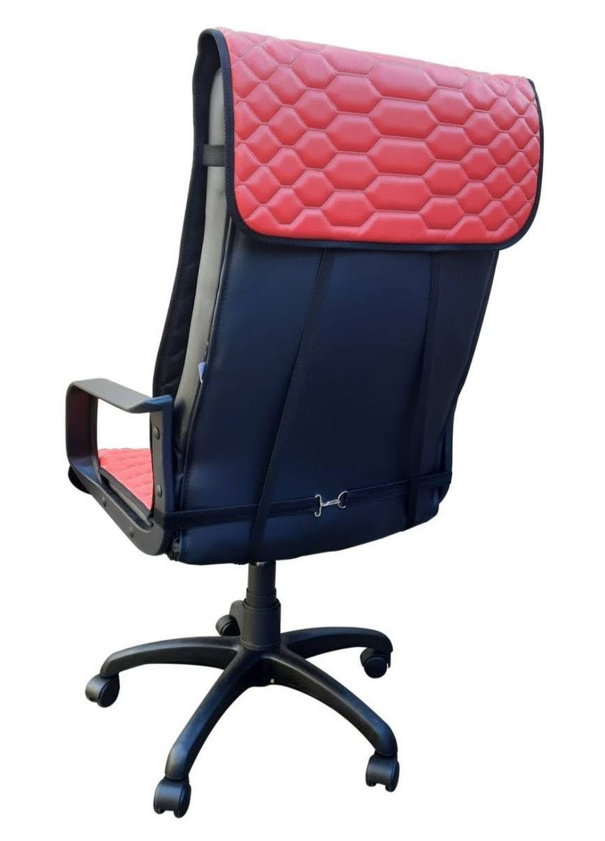 Чохол на офісне крісло червоний BOSS екошкіра 00889 No Brand (351901932)