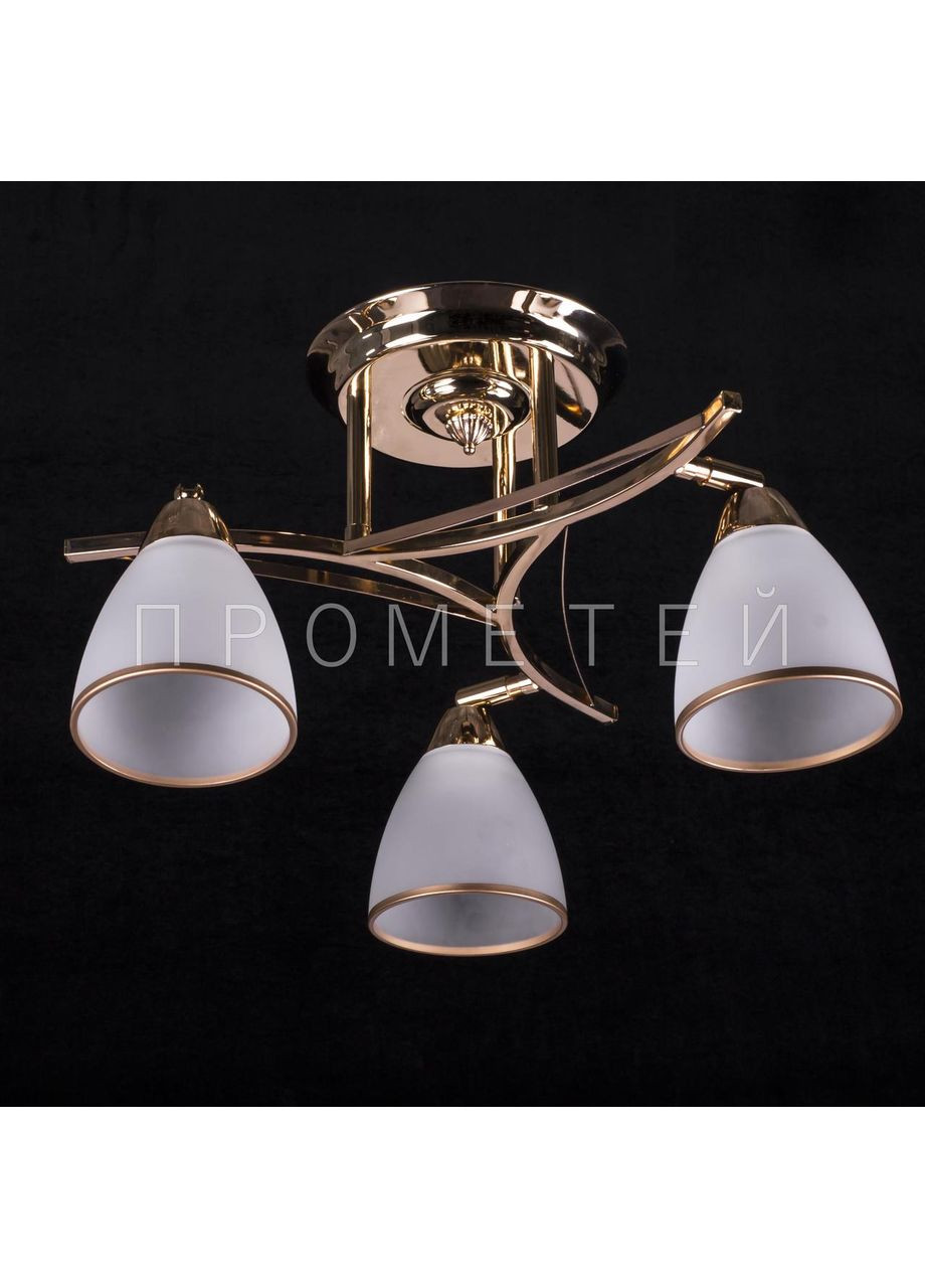Люстра спот (направляется) на 3 лампочки (золото). 53722/3C/FG+WT No Brand (352229956)