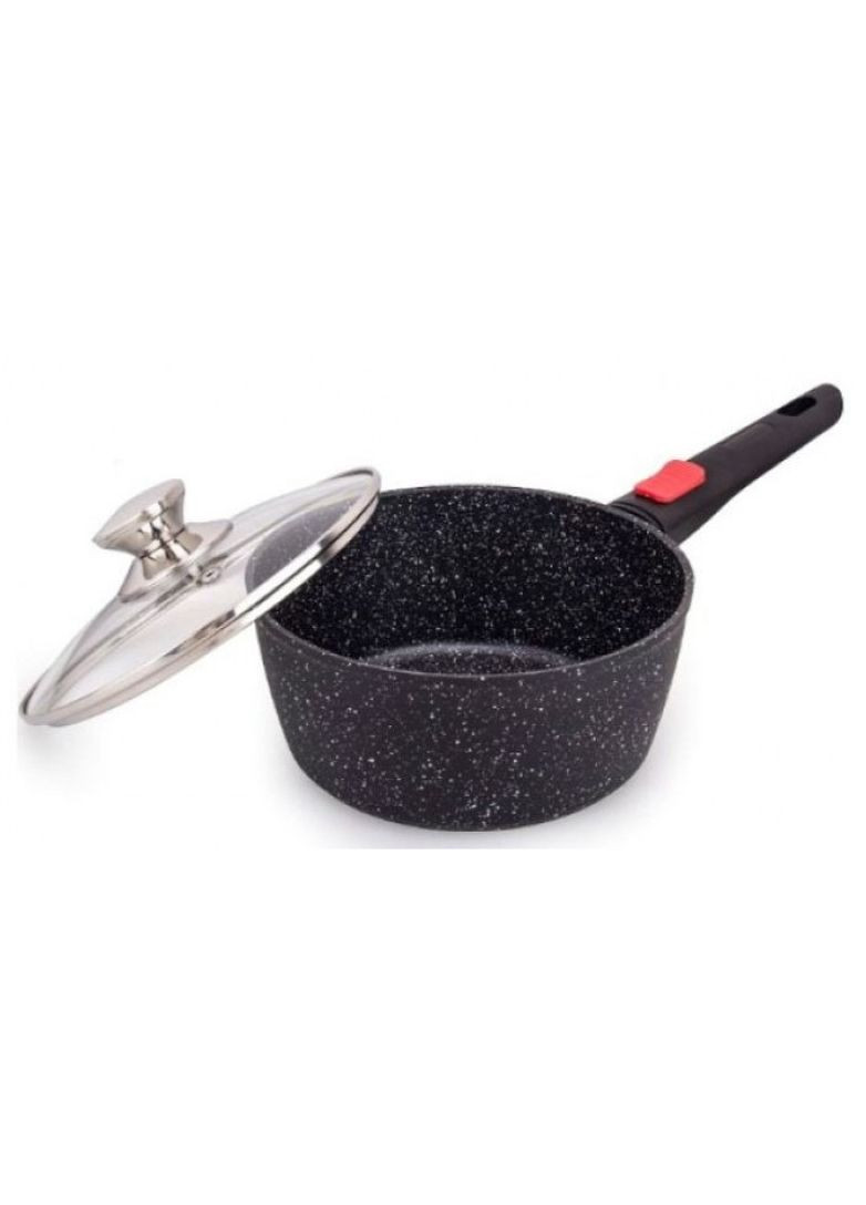 Сотейник EB-17000 20 см 2.5 л з гранітним покриттям ківш з кришкою Edenberg (297331068)