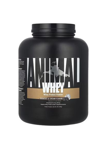 Протеин Animal, Whey Protein Powder, Cookies & Cream 1810g Universal Nutrition (336546572)