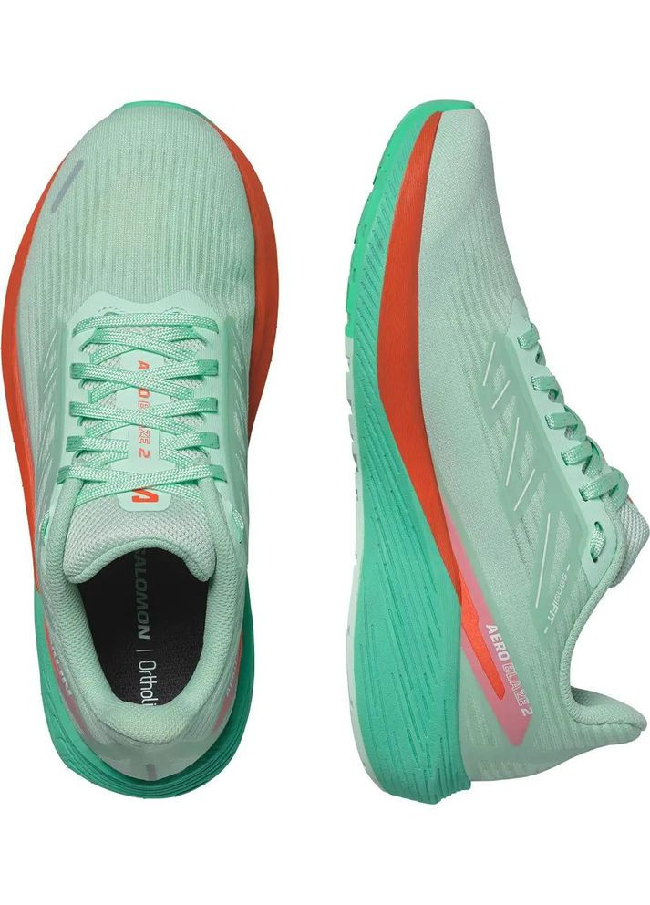 Кросівки outdoor AERO BLAZE 2 W Bay/Cherry Tomato/Electric Green Salomon (339768177)
